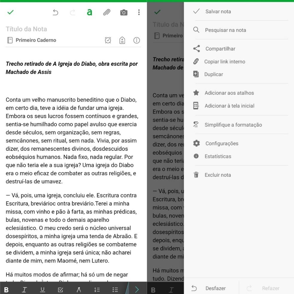 qual aplicativo é mais comum de se utilizar para redigir textos