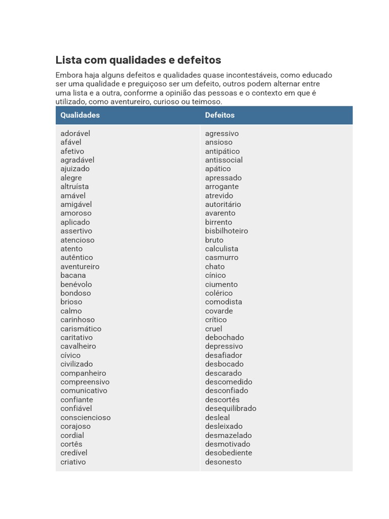 Como Identificar e Desenvolver Suas Qualidades Pessoais