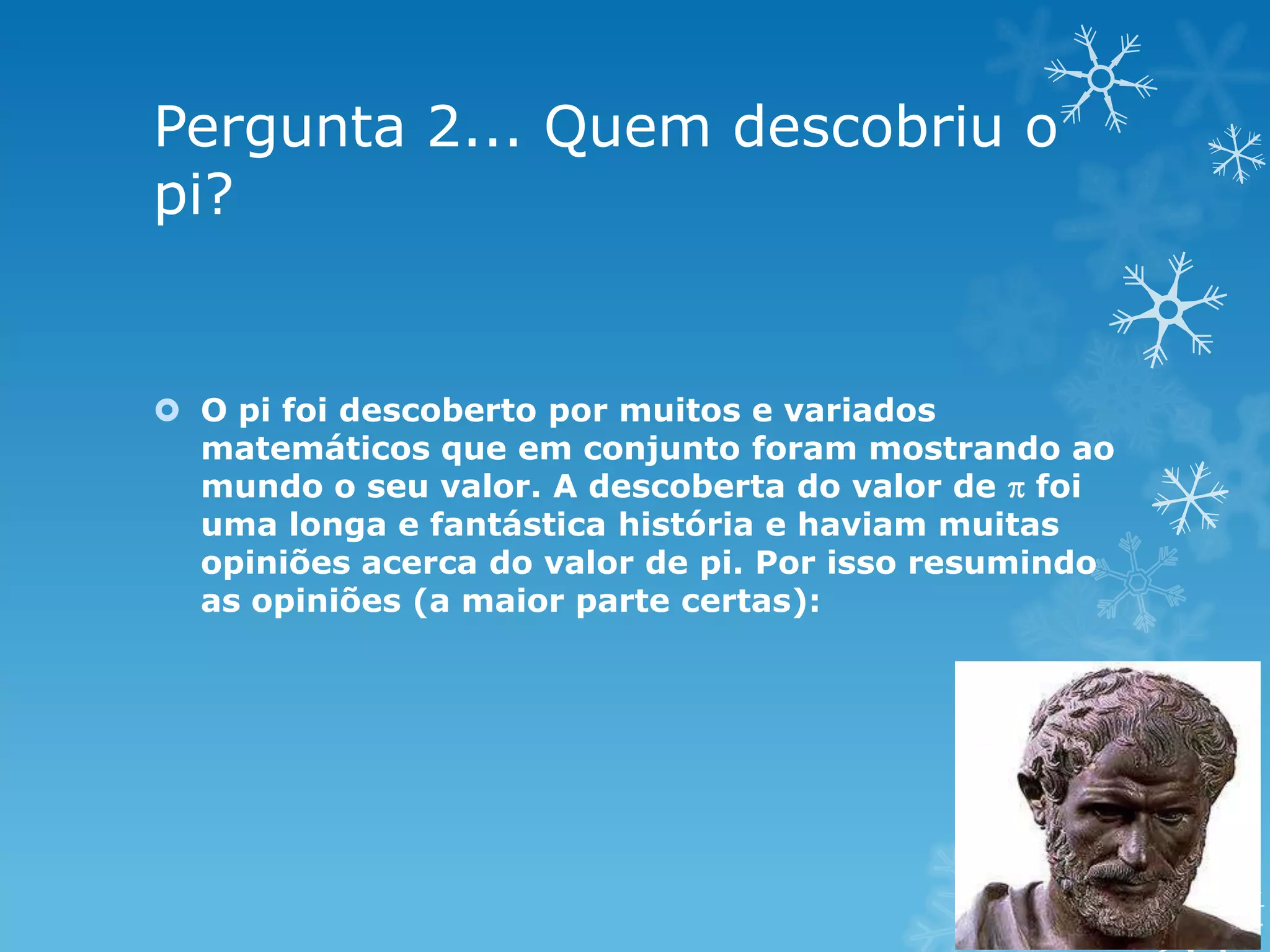 Quem Inventou O Pi