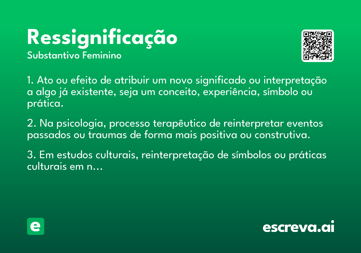 ressignificar vs aceitar qual a diferença