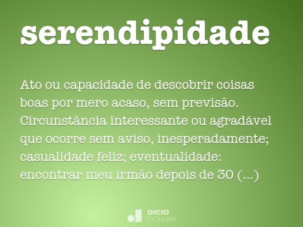 serendipidade o que é