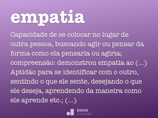 significado da palavra empatia