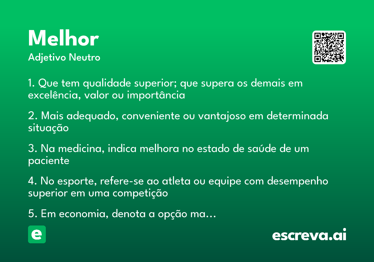 erros comuns ao usar best e better em inglês