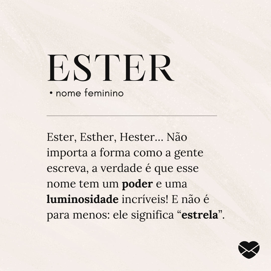 significado de esther