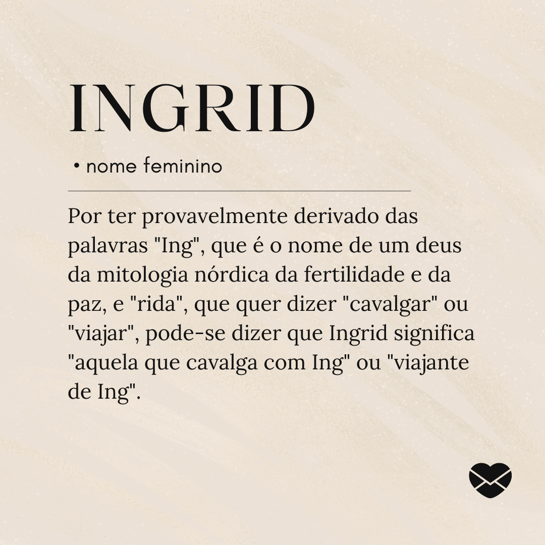 significado de ingrid