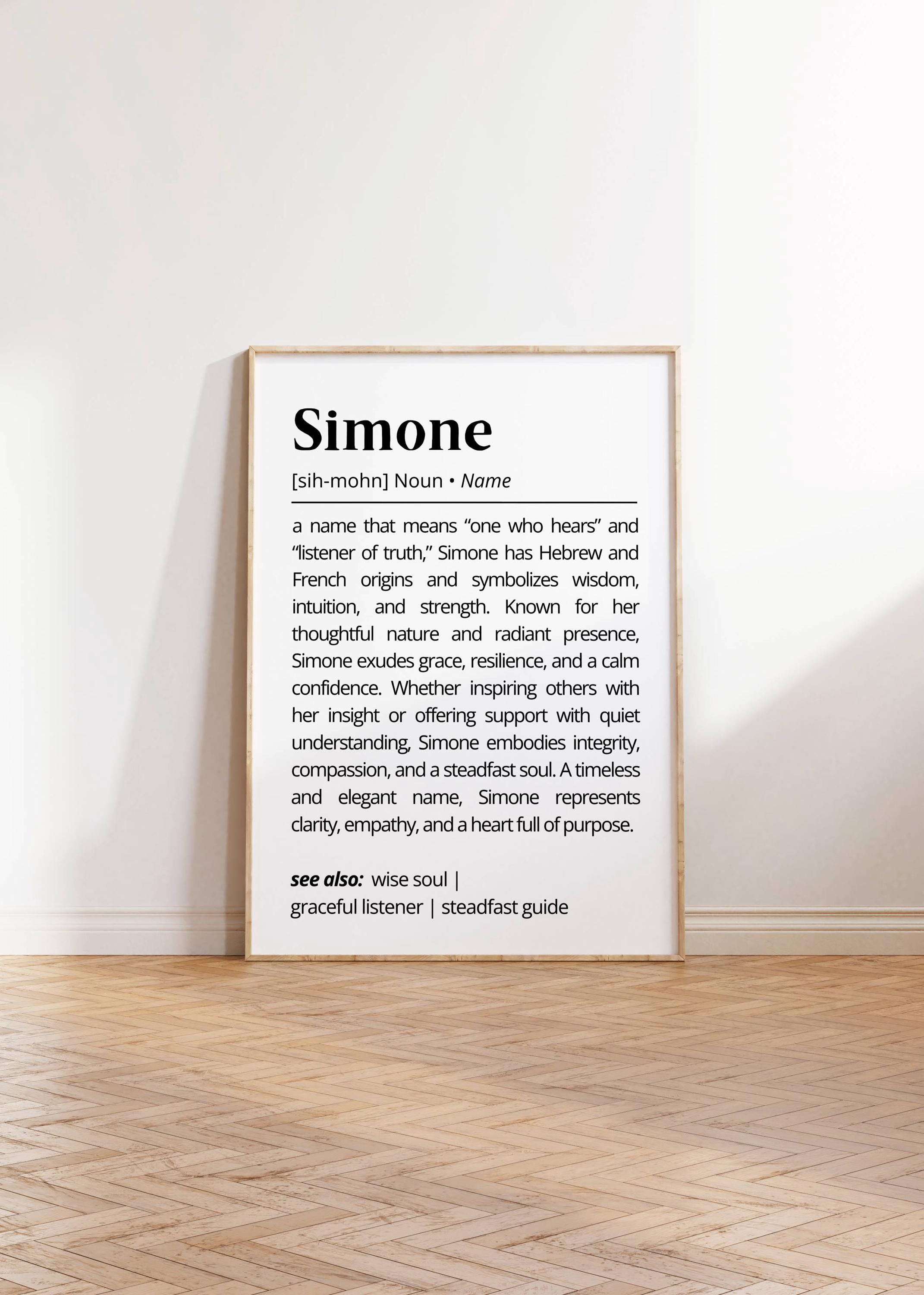 simone significado