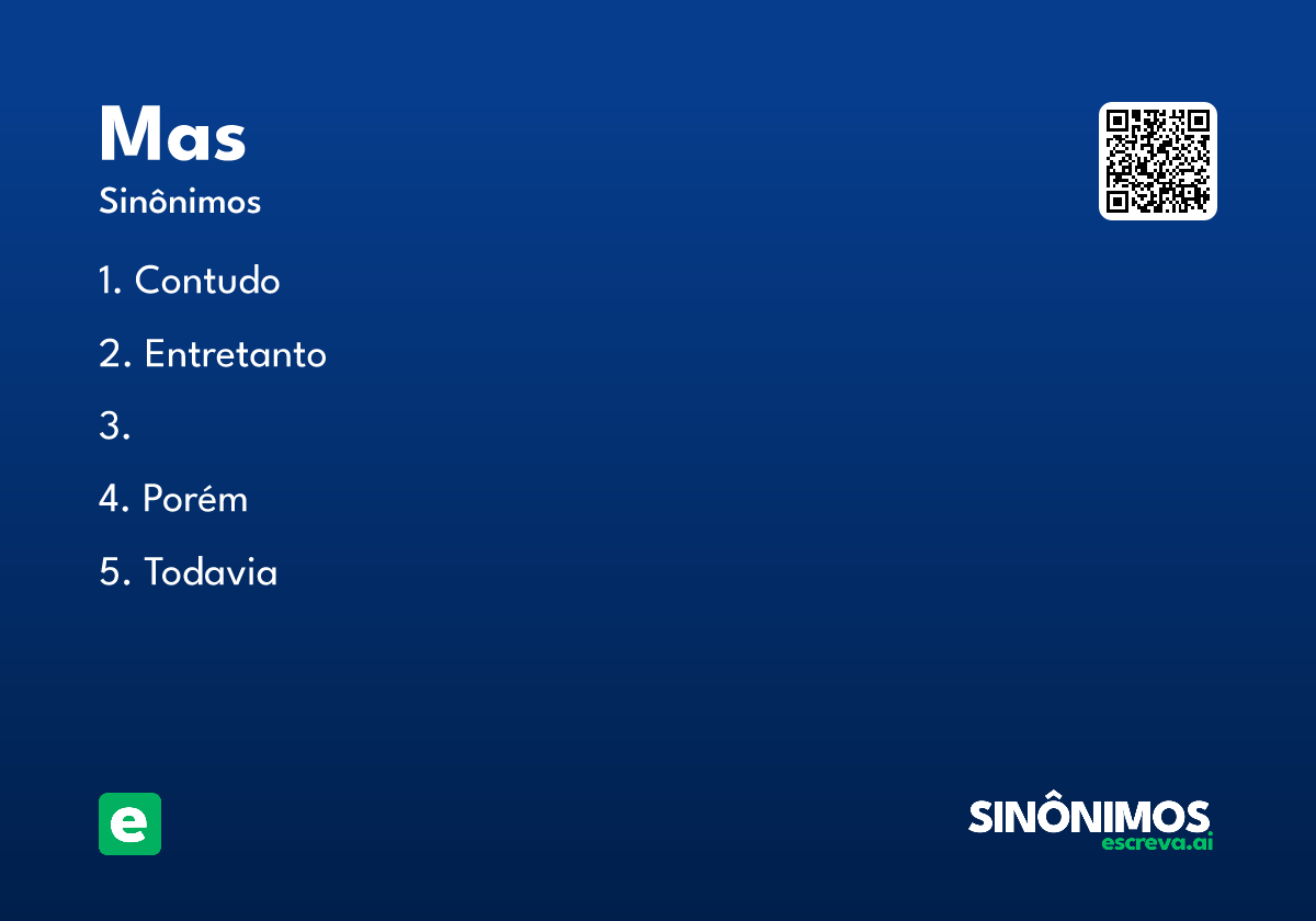 mas ou porém qual a diferença e quando usar