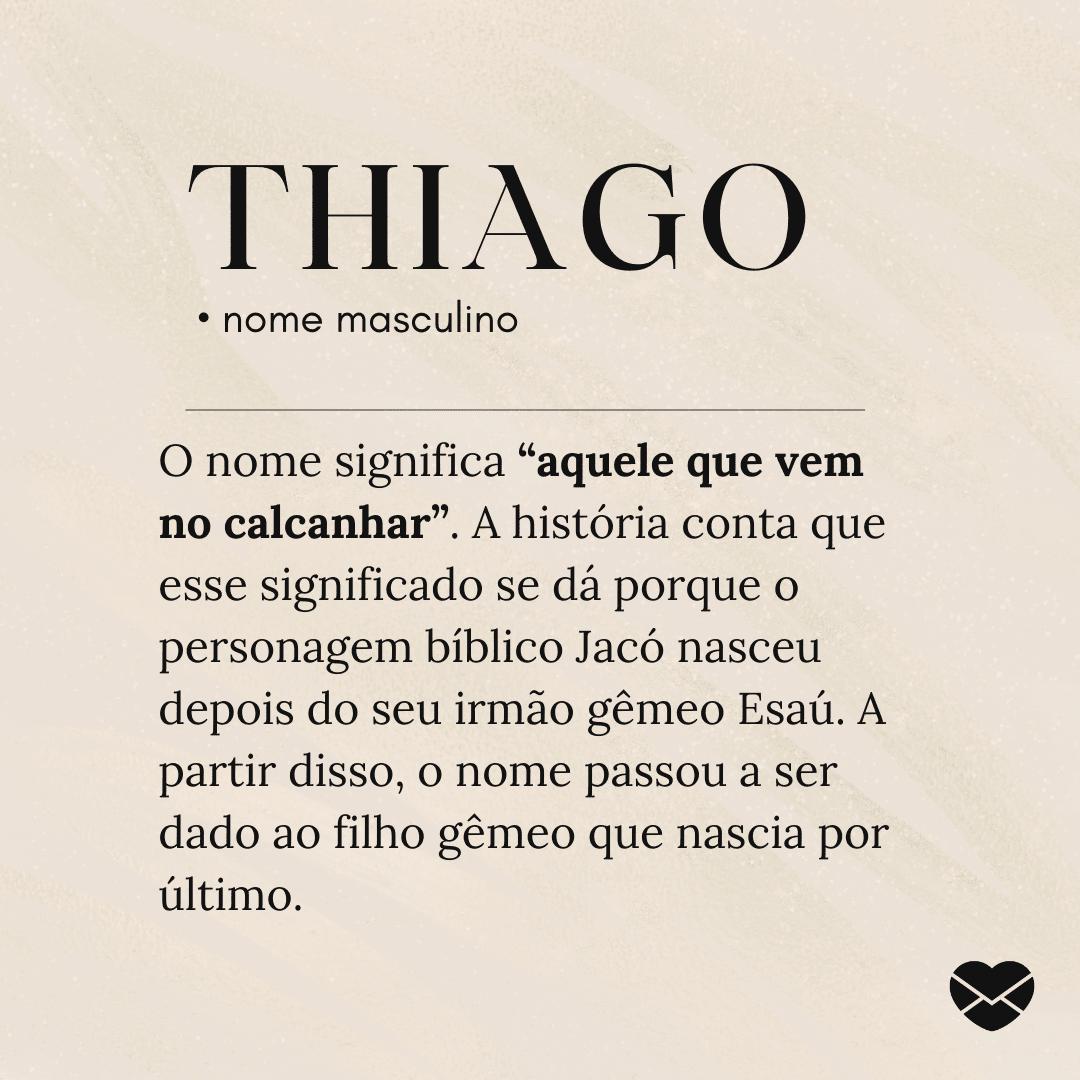 thiago significado