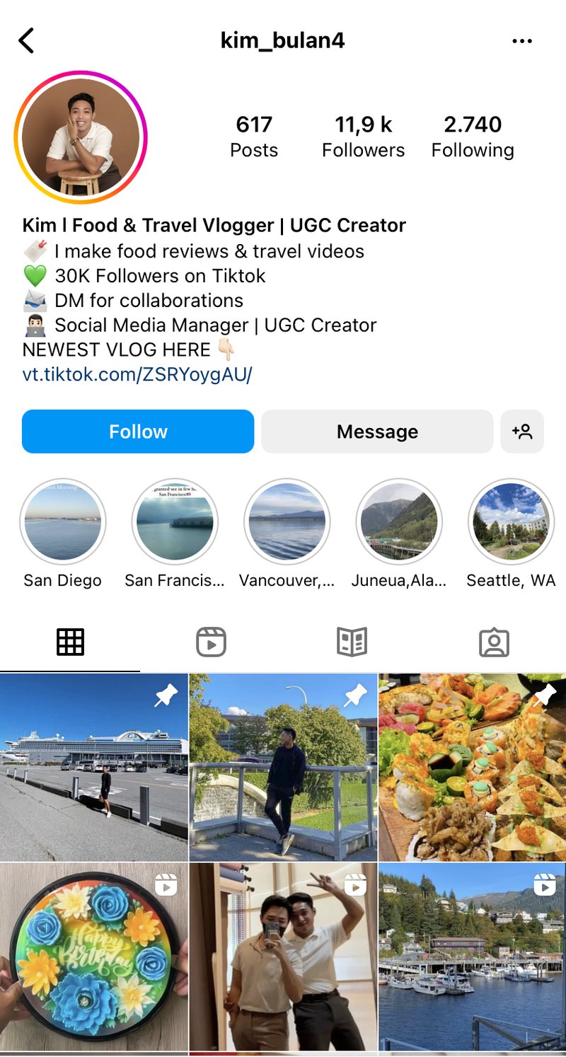 UGC creator Instagram Reels