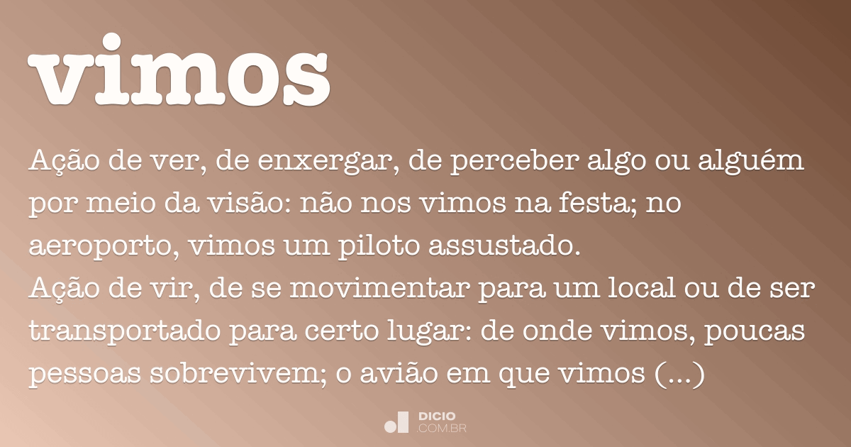 vimos significado