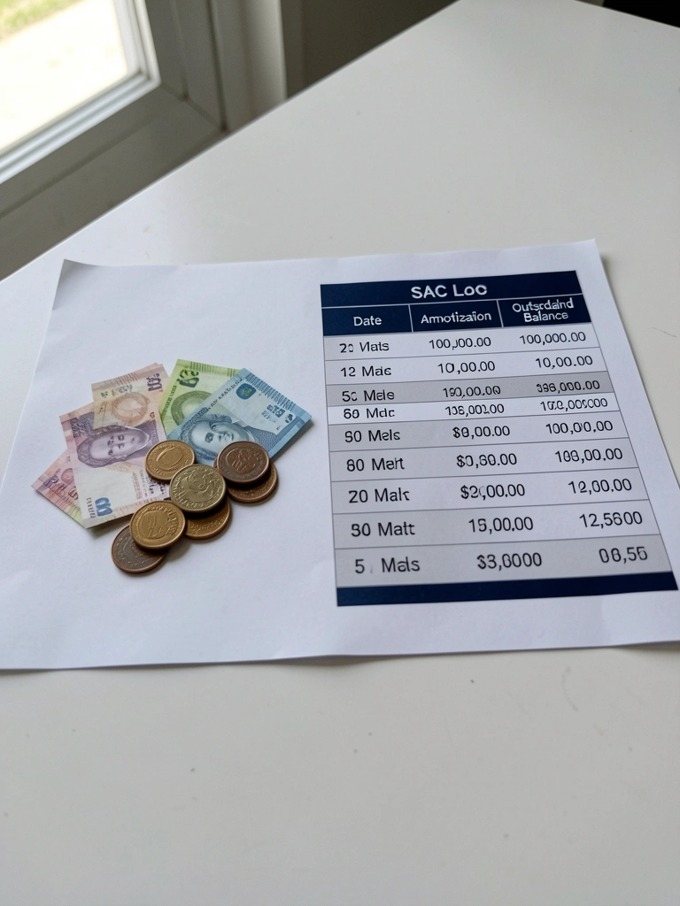 Infográfico comparando dinheiro e balanço contábil, com ícones de moedas e gráficos financeiros.
