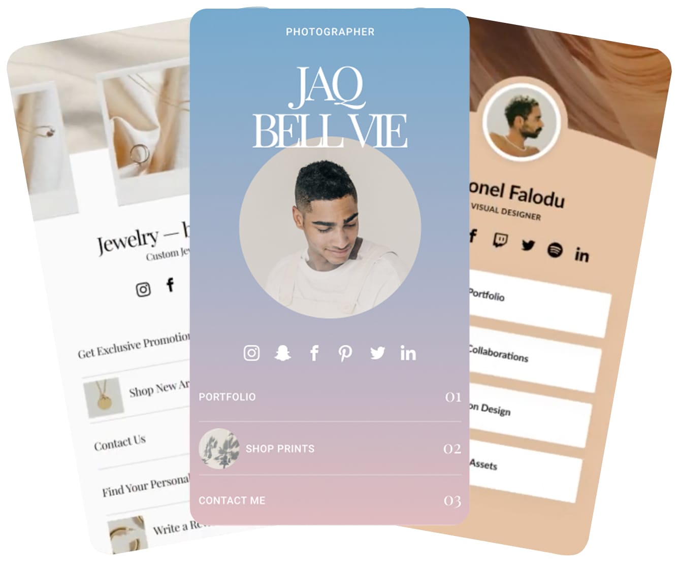 site de uma página