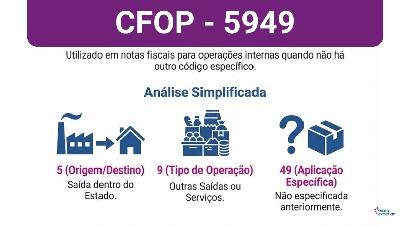 cfop 5949 simples nacional
