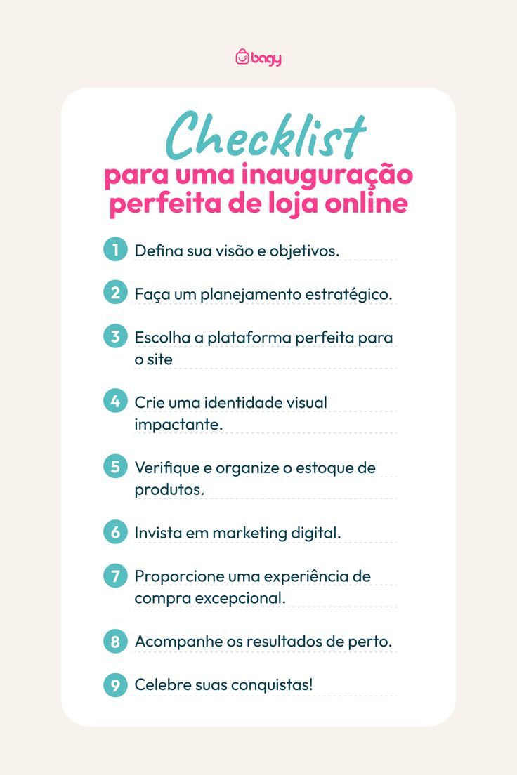 passo a passo loja virtual