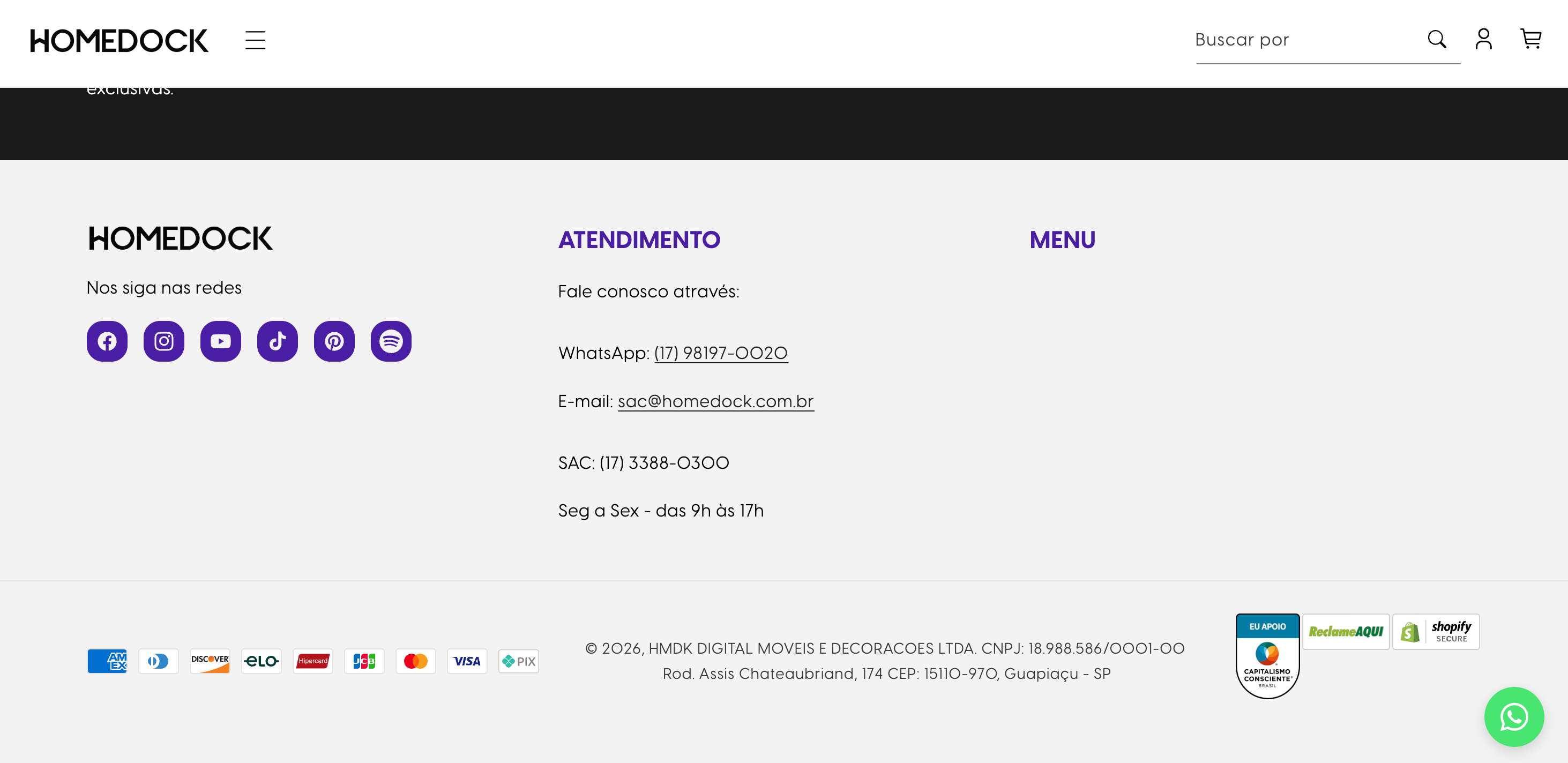 checklist segurança e-commerce