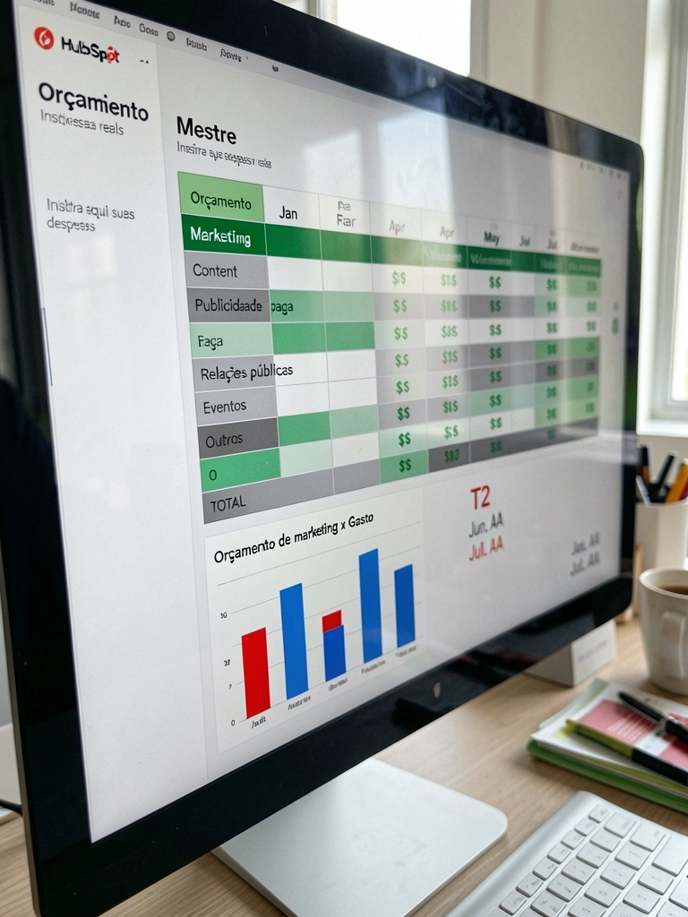 Gráfico de barras com valores positivos e negativos indicando lucro e prejuízo