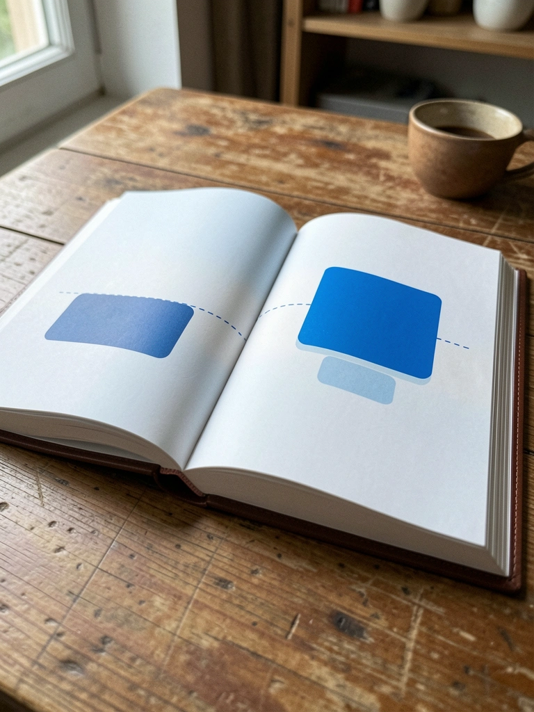Livro do Código Civil aberto sobre uma mesa de madeira, com páginas visíveis e iluminação suave.