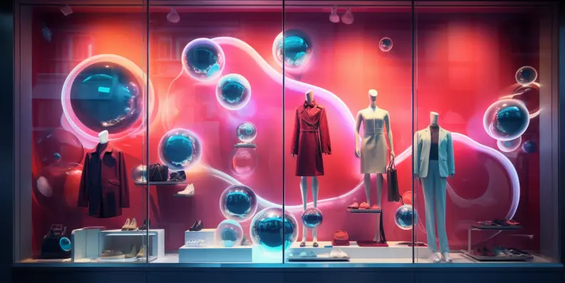 iluminação para vitrine de loja