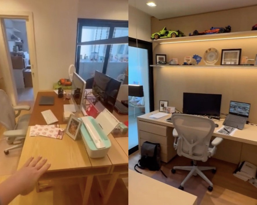 espaço de trabalho em casa inspiração