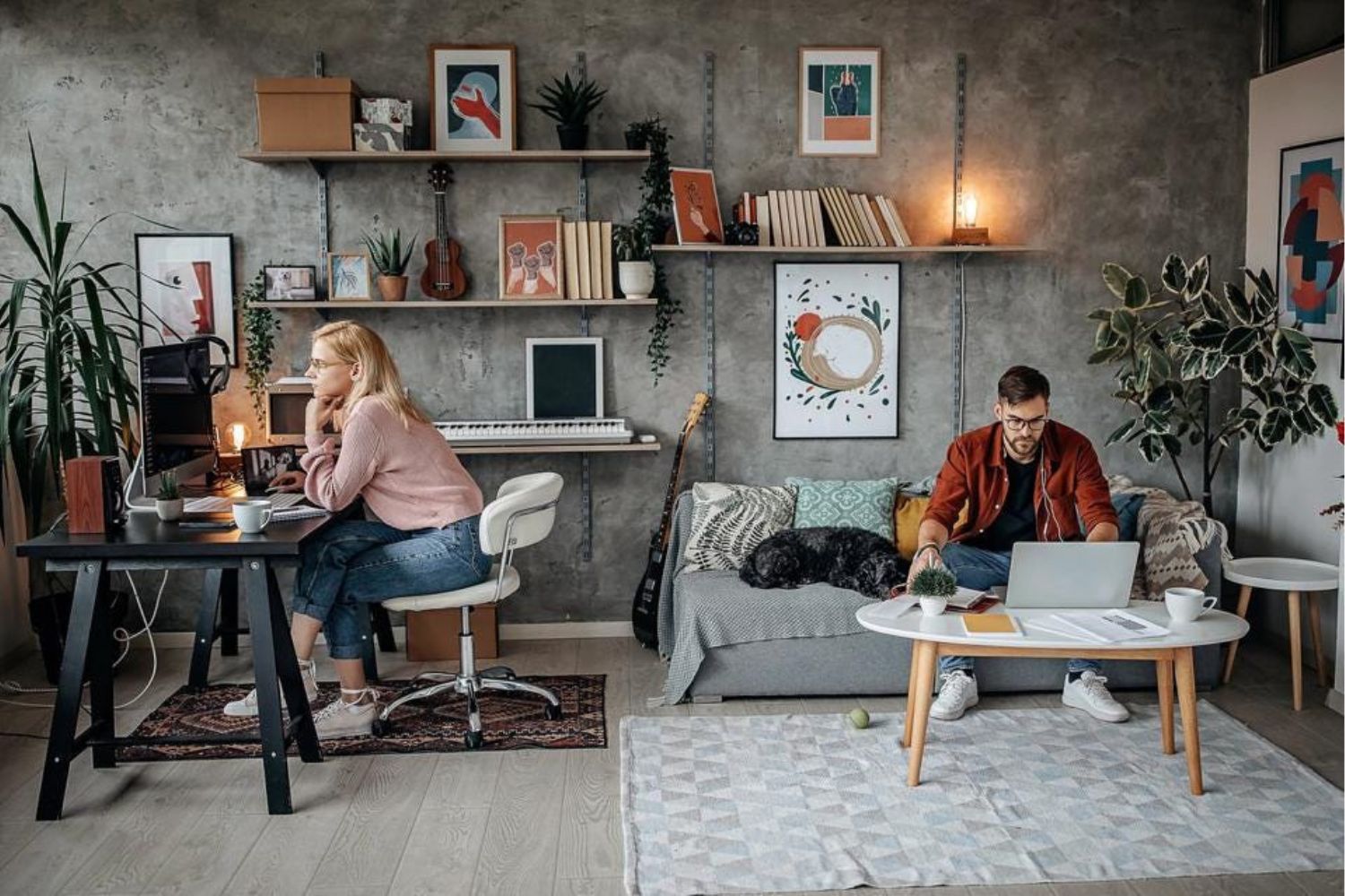reforma home office antes e depois