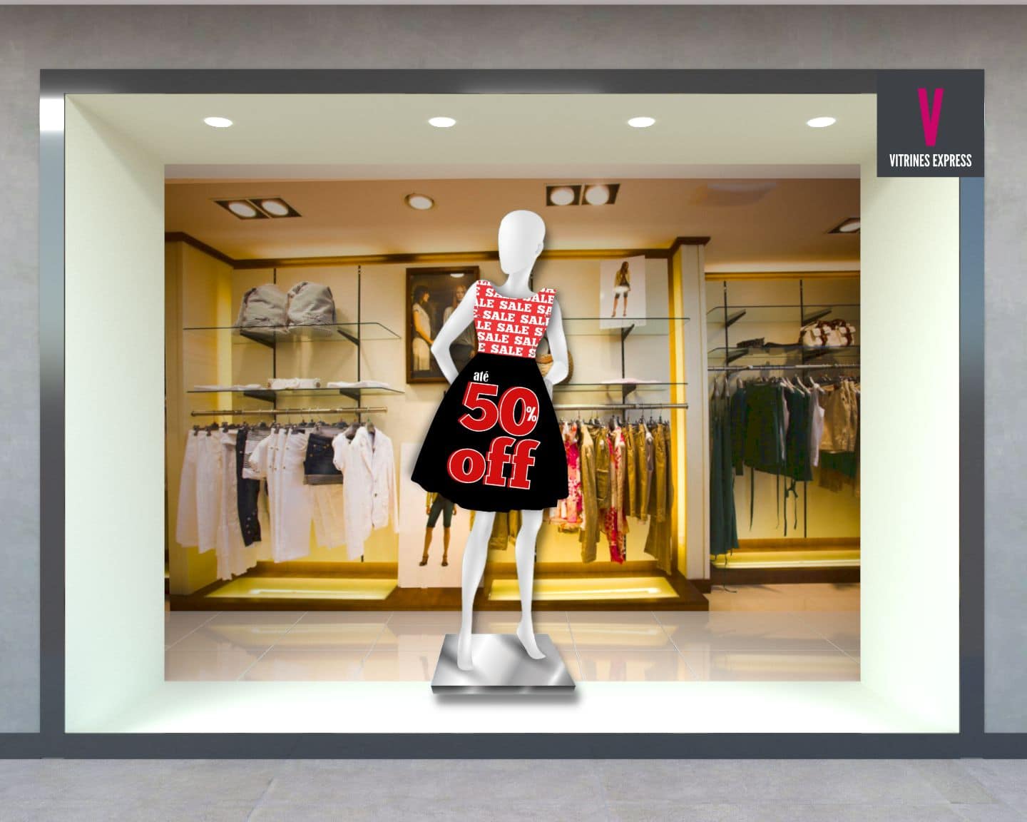 design vitrine loja