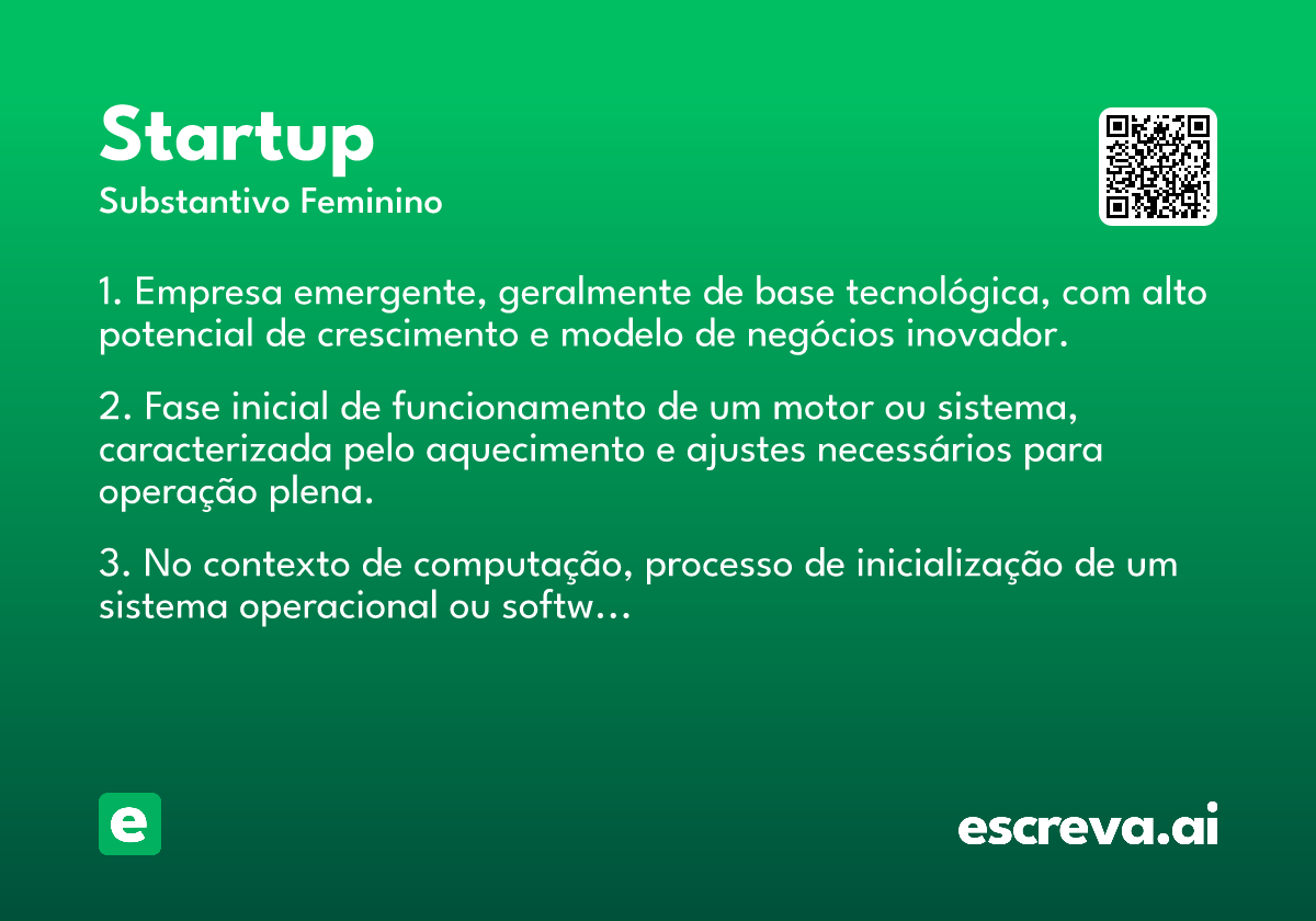 entender linguagem de startups