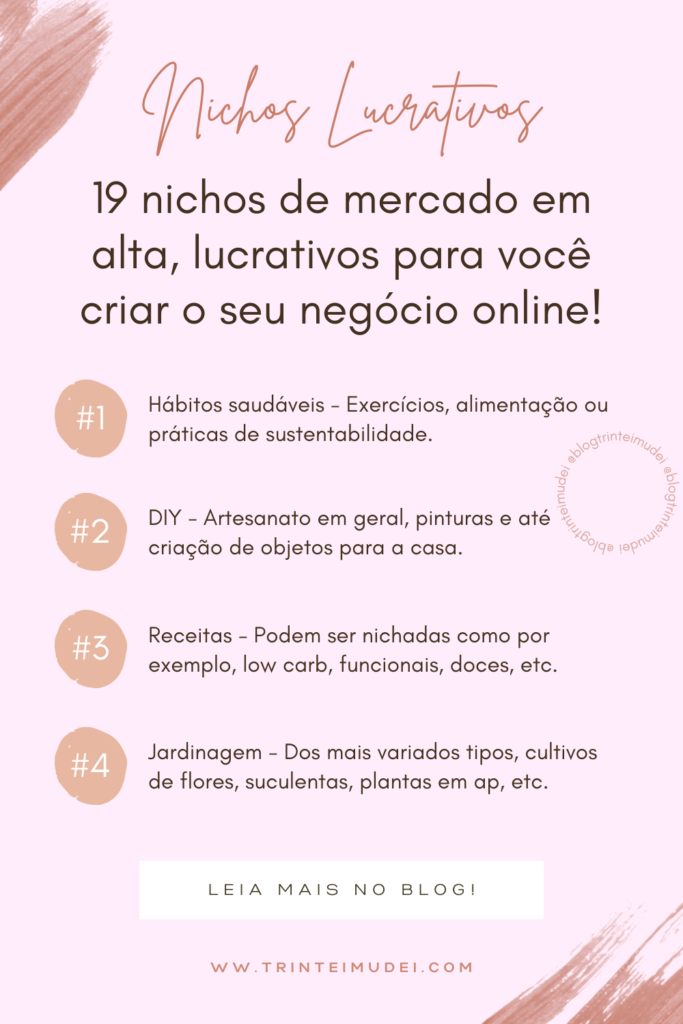 subnichos rentáveis