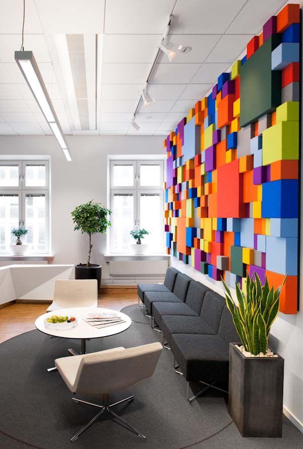 decoração moderna para escritórios