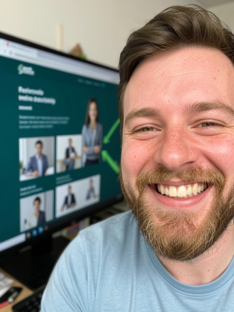 Comparação lado a lado entre uma landing page e um site tradicional, com destaque para a diferença de layout.