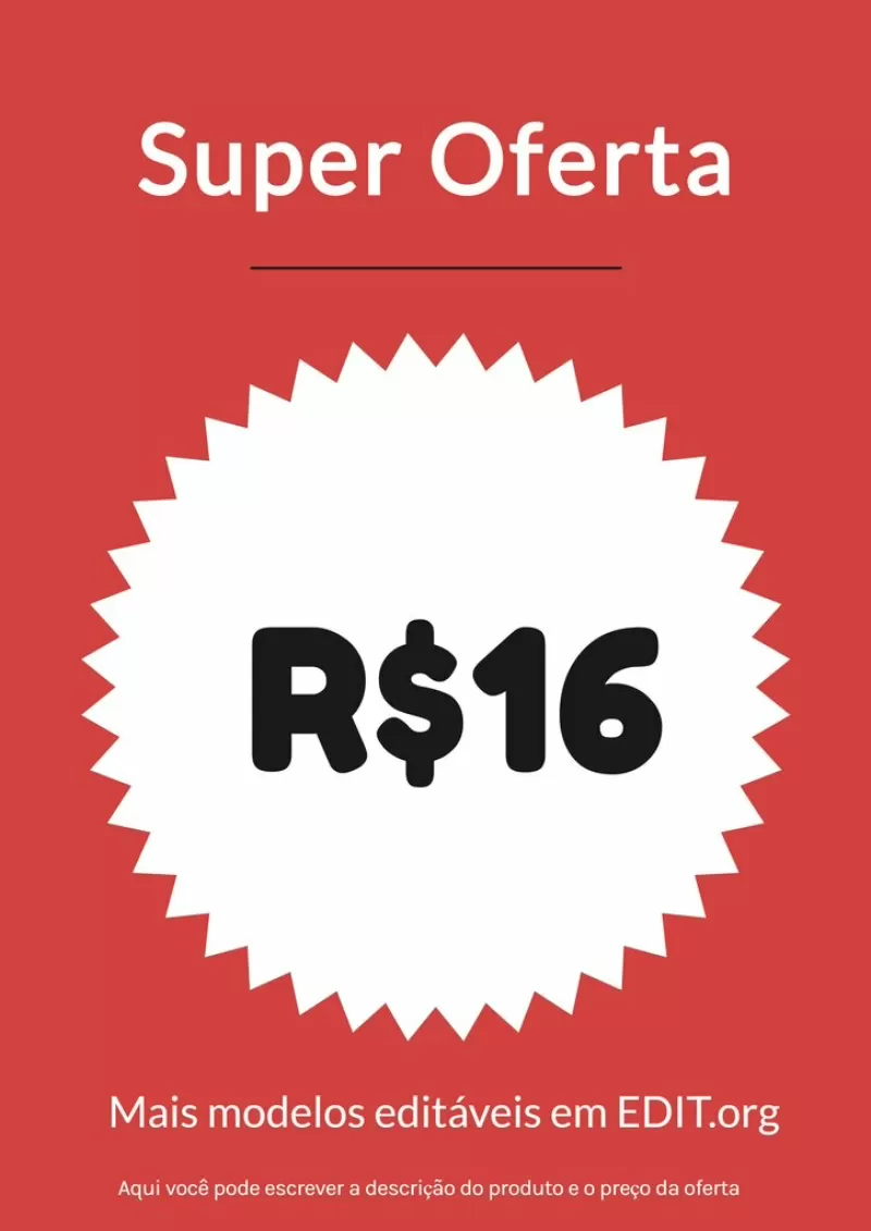 etiqueta de preço para prateleira