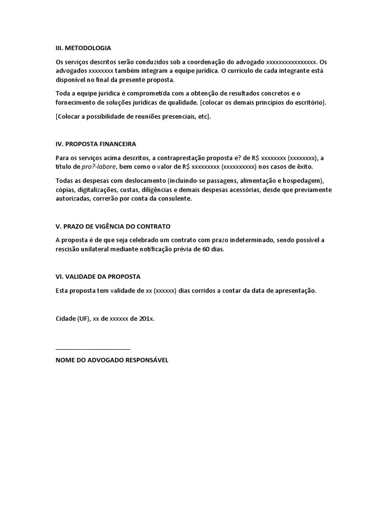 modelo de orçamento de consultoria