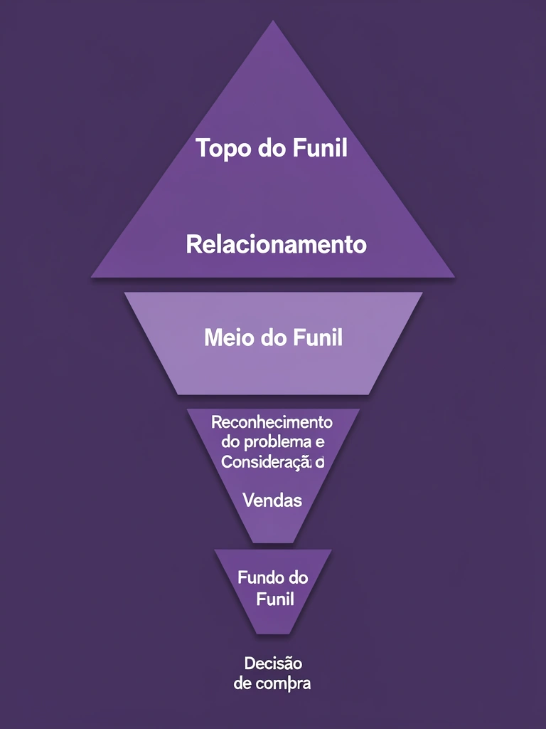 Infográfico com ícones de oferta, valor, confiança e decisão de compra