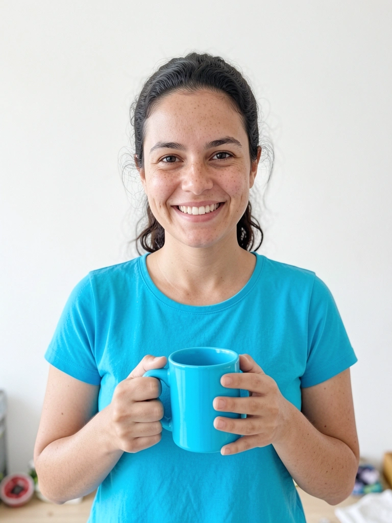 Tela de login do aplicativo Omie em um smartphone sobre uma mesa de madeira