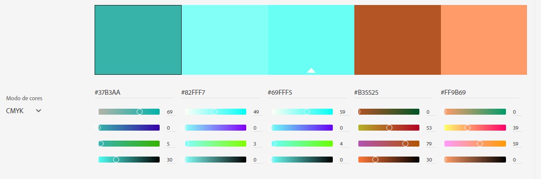 paleta de cores para e-commerce