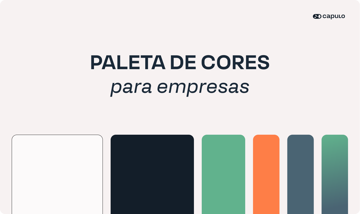 paleta de cores para marketing