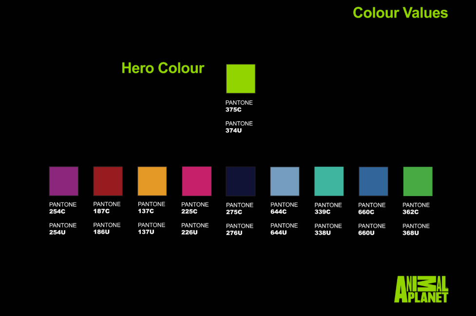 combinação de cores para marca