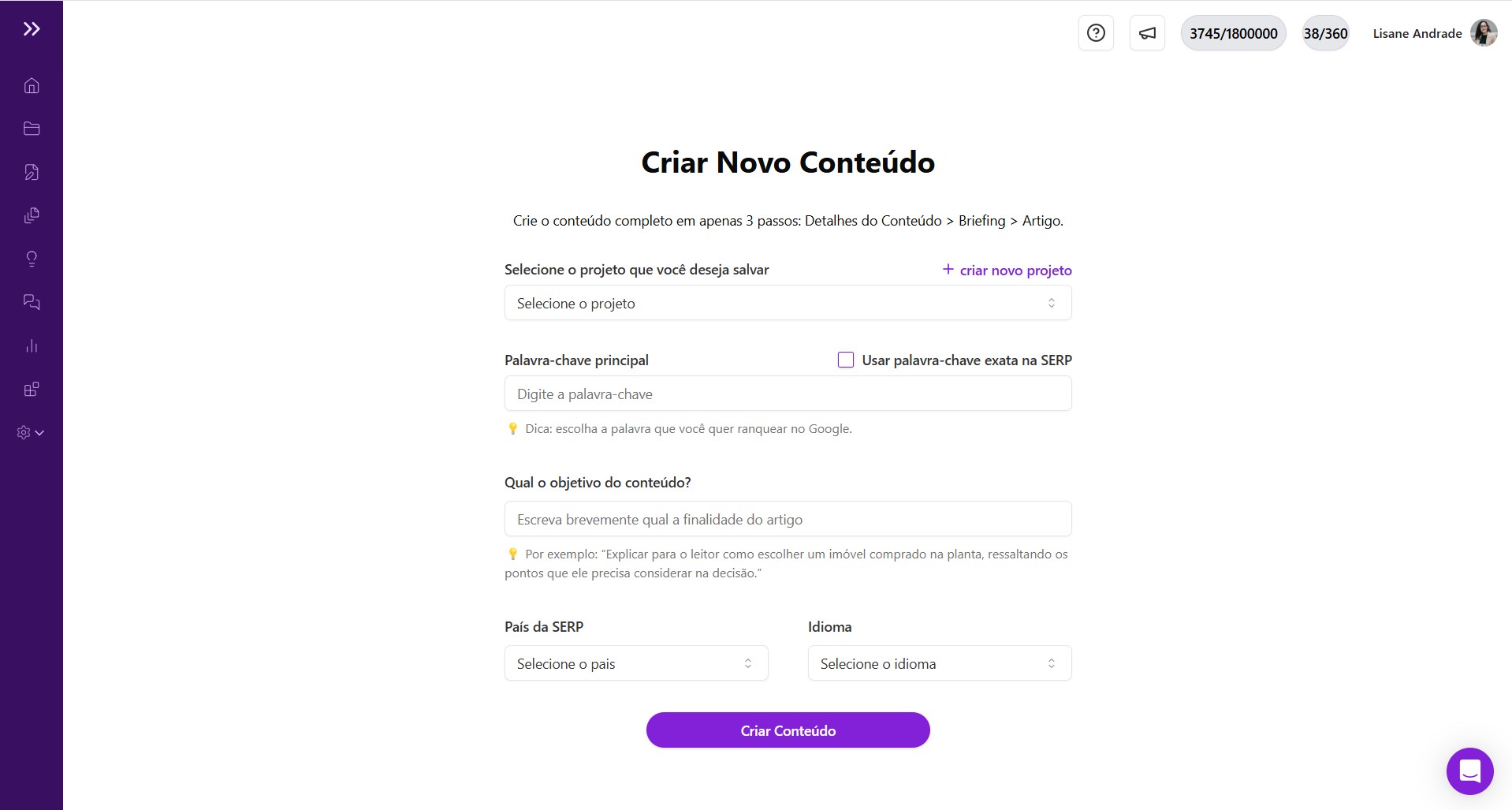 ferramentas para briefing de criadores