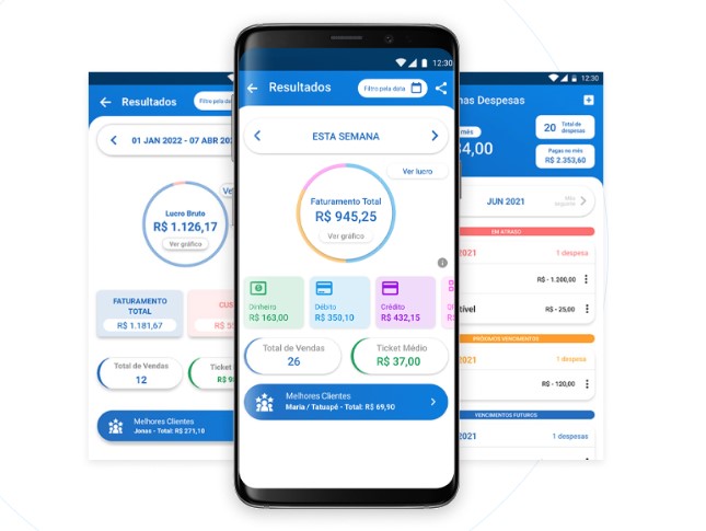 teste aplicativo gestão financeira