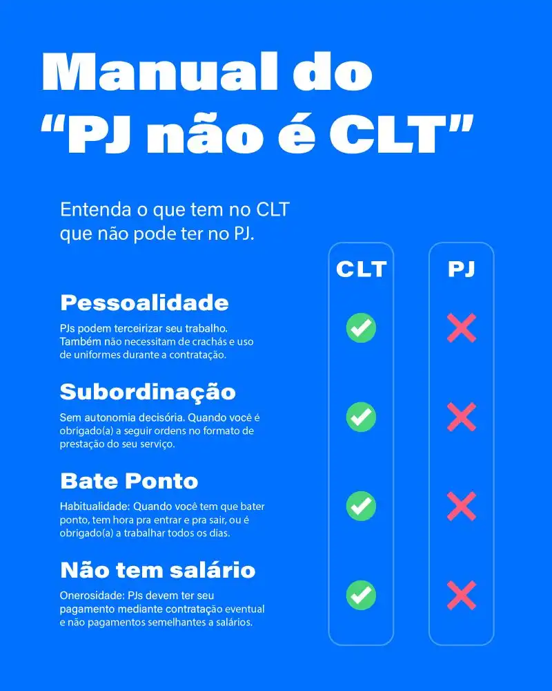 contrato clt ou pj